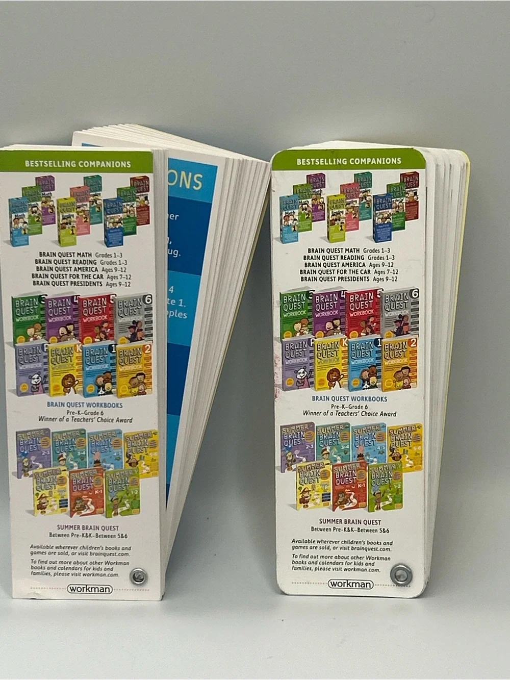 Flash Decks - Yellow & Blue Educational Cards
